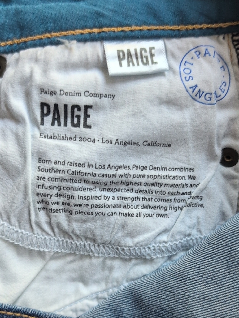 Paige Jimmy Jimmy Skinny Dark Wash Denim Jeans - Women's 27 - Picture 5 of 7